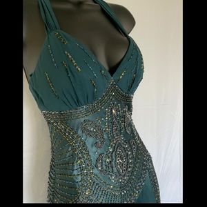 Sue Wong 100% Silk Gown